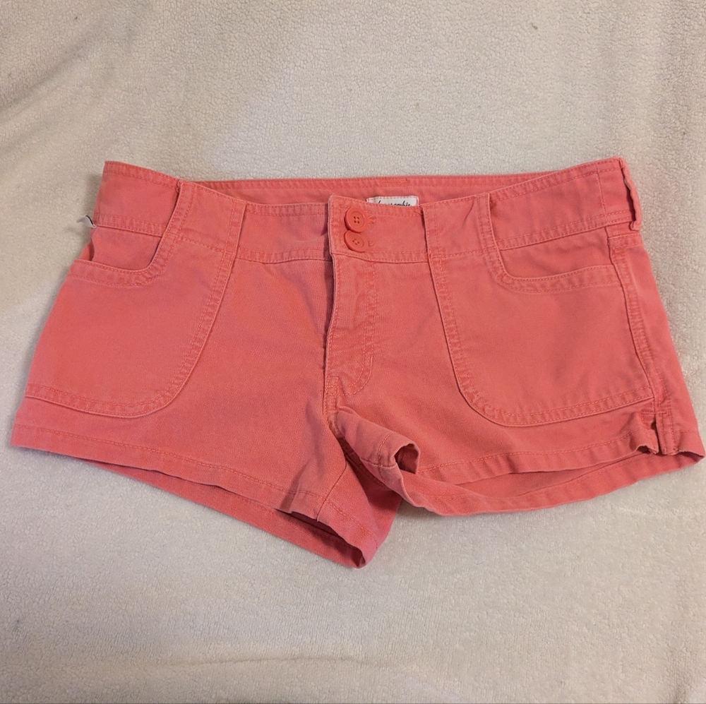 Abercrombie & Fitch Coral Pink Jean Shorts